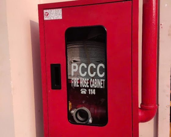 Lắp đặt hệ thống pccc kho Lê Minh Xuân