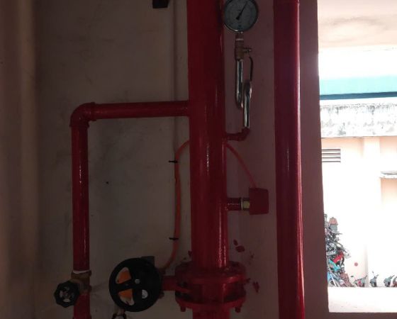 Lắp đặt hệ thống pccc kho Lê Minh Xuân