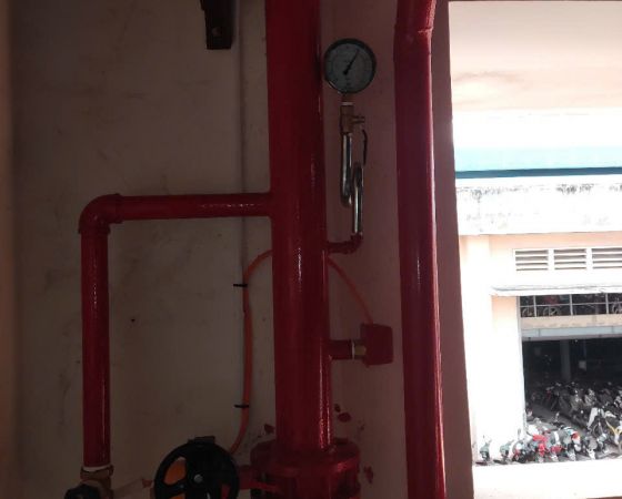 Lắp đặt hệ thống pccc kho Lê Minh Xuân