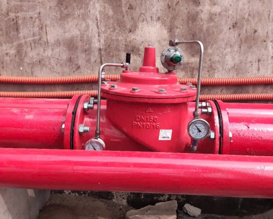 Lắp đặt hệ thống pccc kho Lê Minh Xuân