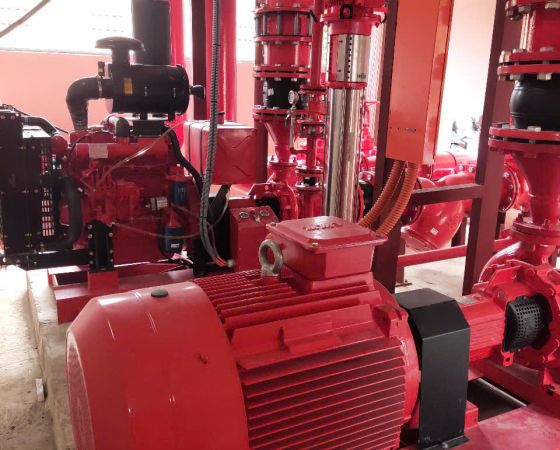 Lắp đặt hệ thống pccc kho Lê Minh Xuân