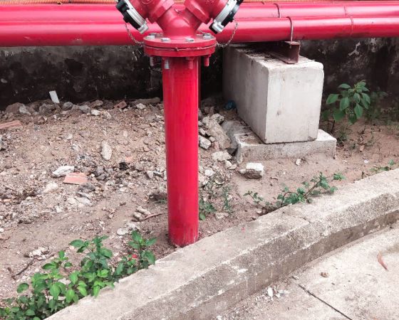 Lắp đặt hệ thống pccc kho Lê Minh Xuân