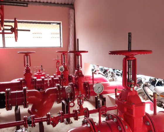 Lắp đặt hệ thống pccc kho Lê Minh Xuân