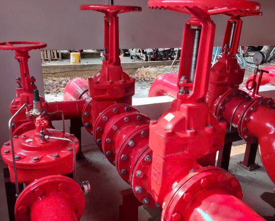 Lắp đặt hệ thống pccc kho Lê Minh Xuân